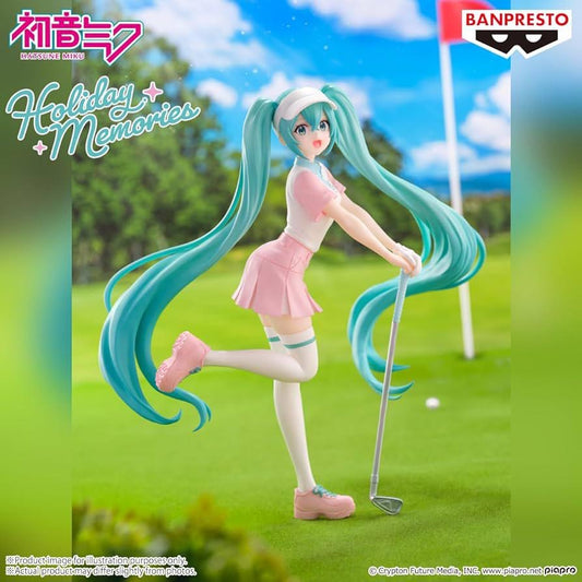 Hatsune Miku Figure Holiday Memories Mountain Climbing GOlf