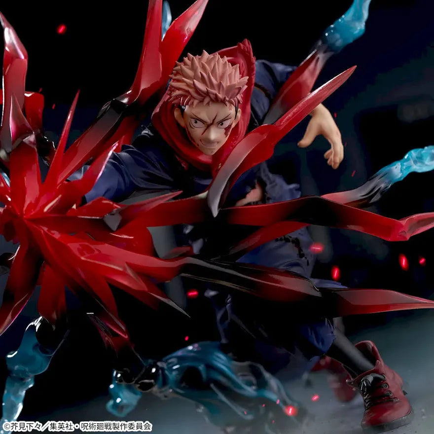 Jujutsu Kaisen Luminasta Yuji Itadori Black Flash Figure SEGA
