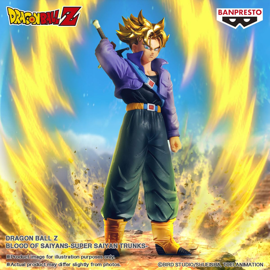 Trunks Super Saiyan Blood of Saiyans “BANPRESTO” figure DBZ