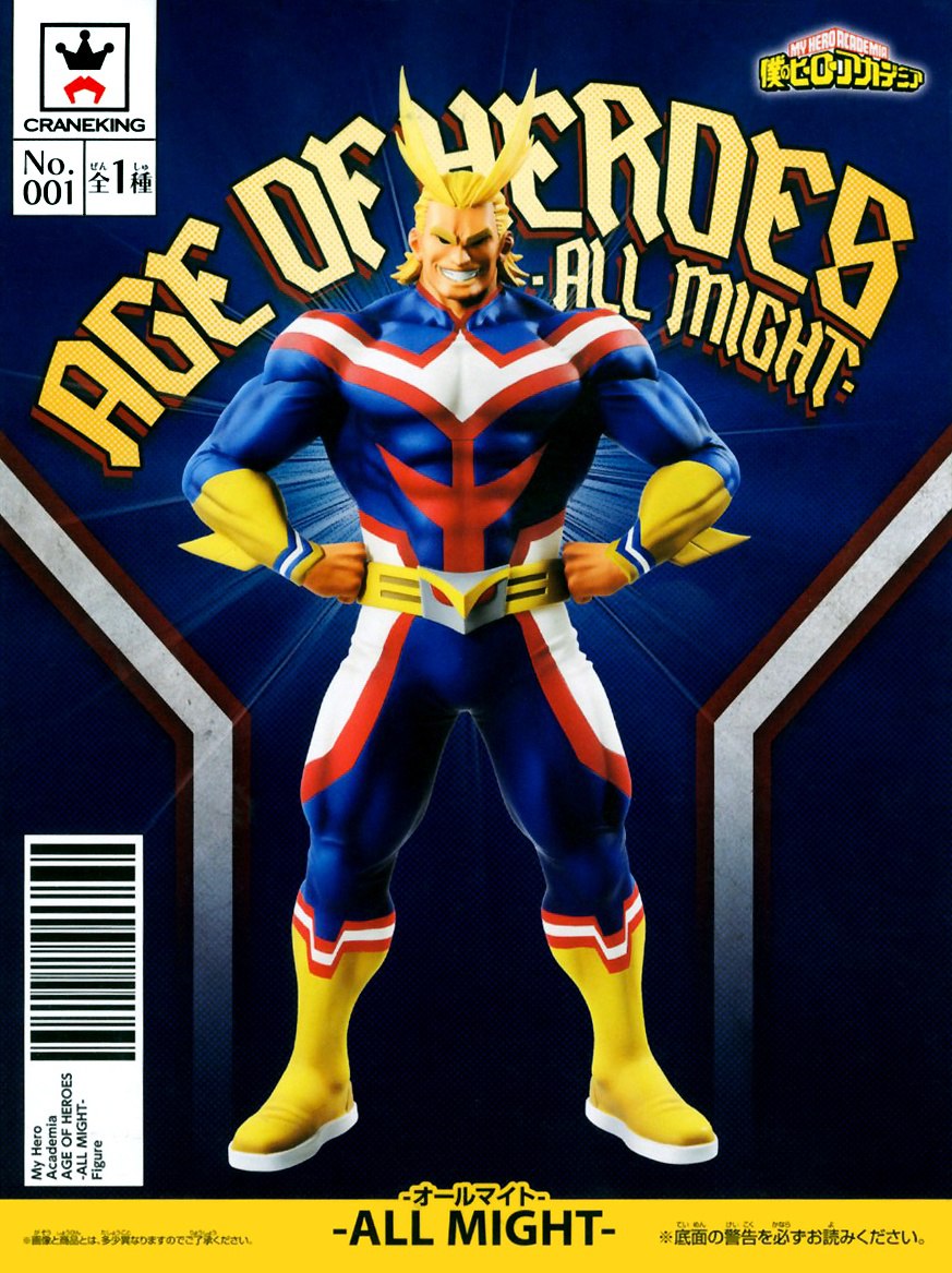 All Might Age of Heroes “BANPRESTO” My Hero Academia Figure